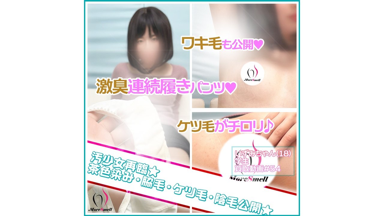 ケツ毛！ワキ毛！剃り越し！激臭下着の汚美少女が帰って来た！